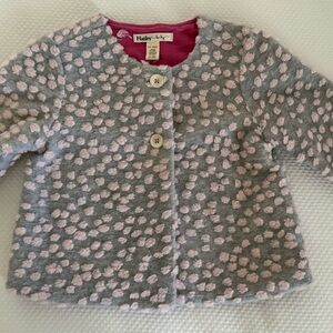 Hatley pink dots baby jacket size 18 - 24 months never worn